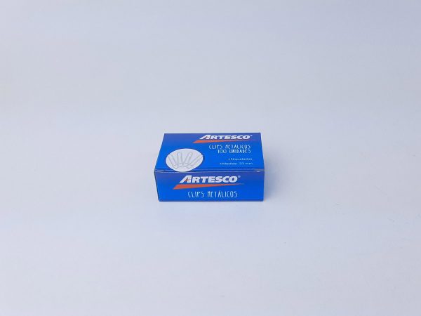 CLIPS ARTESCO METALICO *100 UND