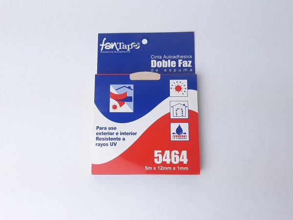 CINTA DOBLE FAZ  EXTERIOR 5M*12MM*1MM