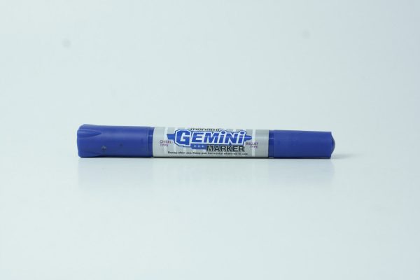 MARCADOR PERMANENTE AZUL GEMINI