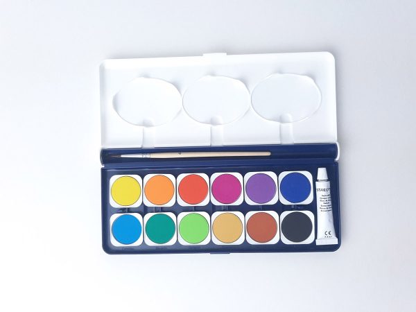 ACUARELA STAEDTLER *12 COLORES+PIN
