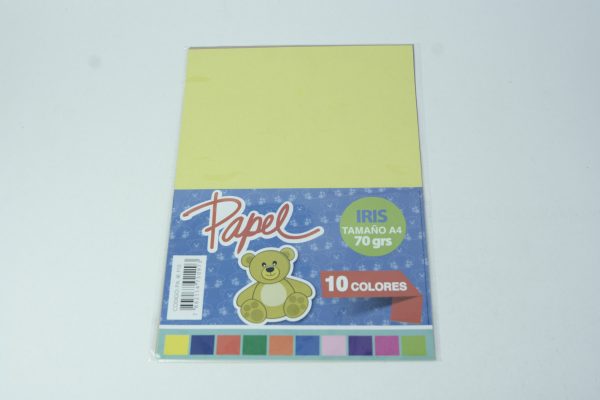 PAPEL IRIS A4 *10 COLORES PAIR.F10