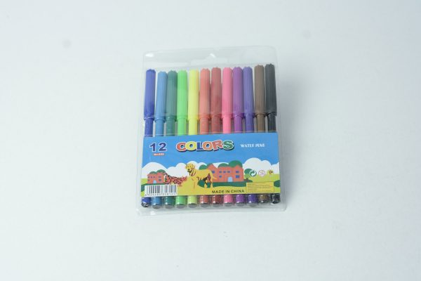 MARCADOR *12 COLORS WATER PENS