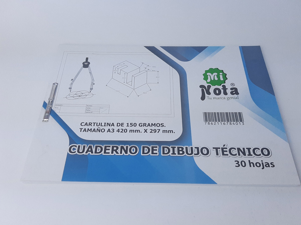 CUADERNO DIBUJO TECNICO A3 MI NOTA – Monserrath